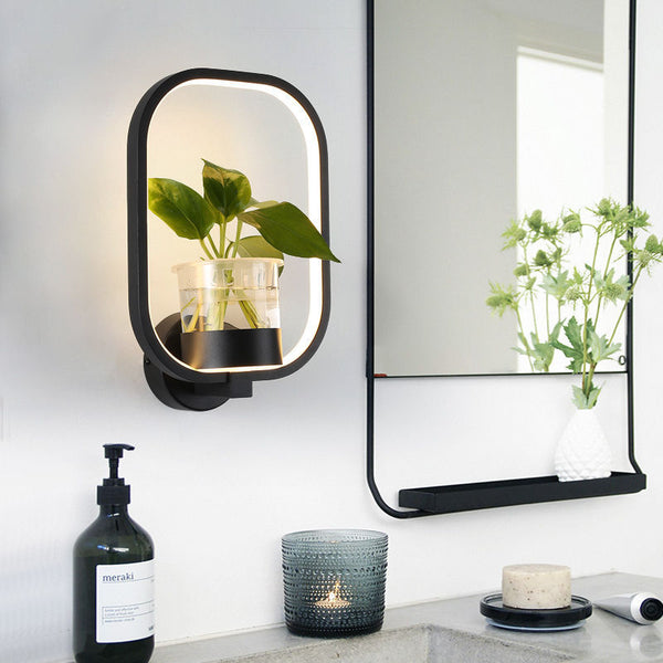 Decorative Wall Lamp on Background Wall