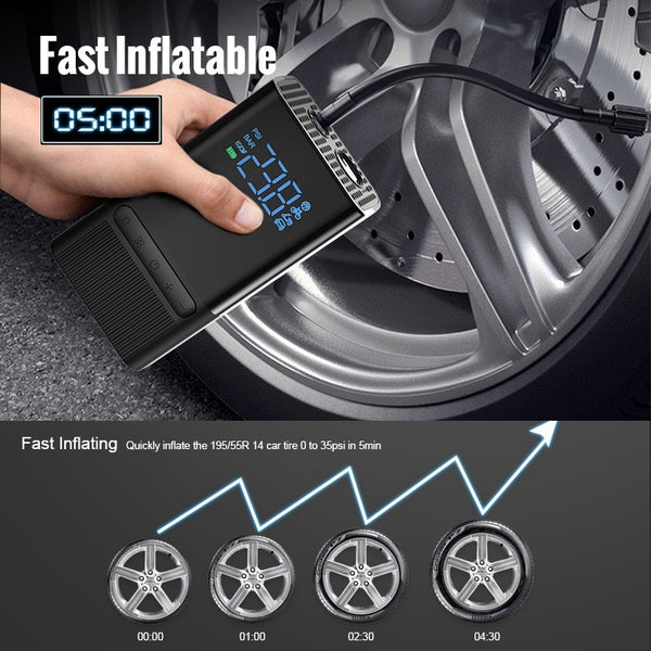 Inflatable Pump Air Compressor For Bicycle Car Boat=